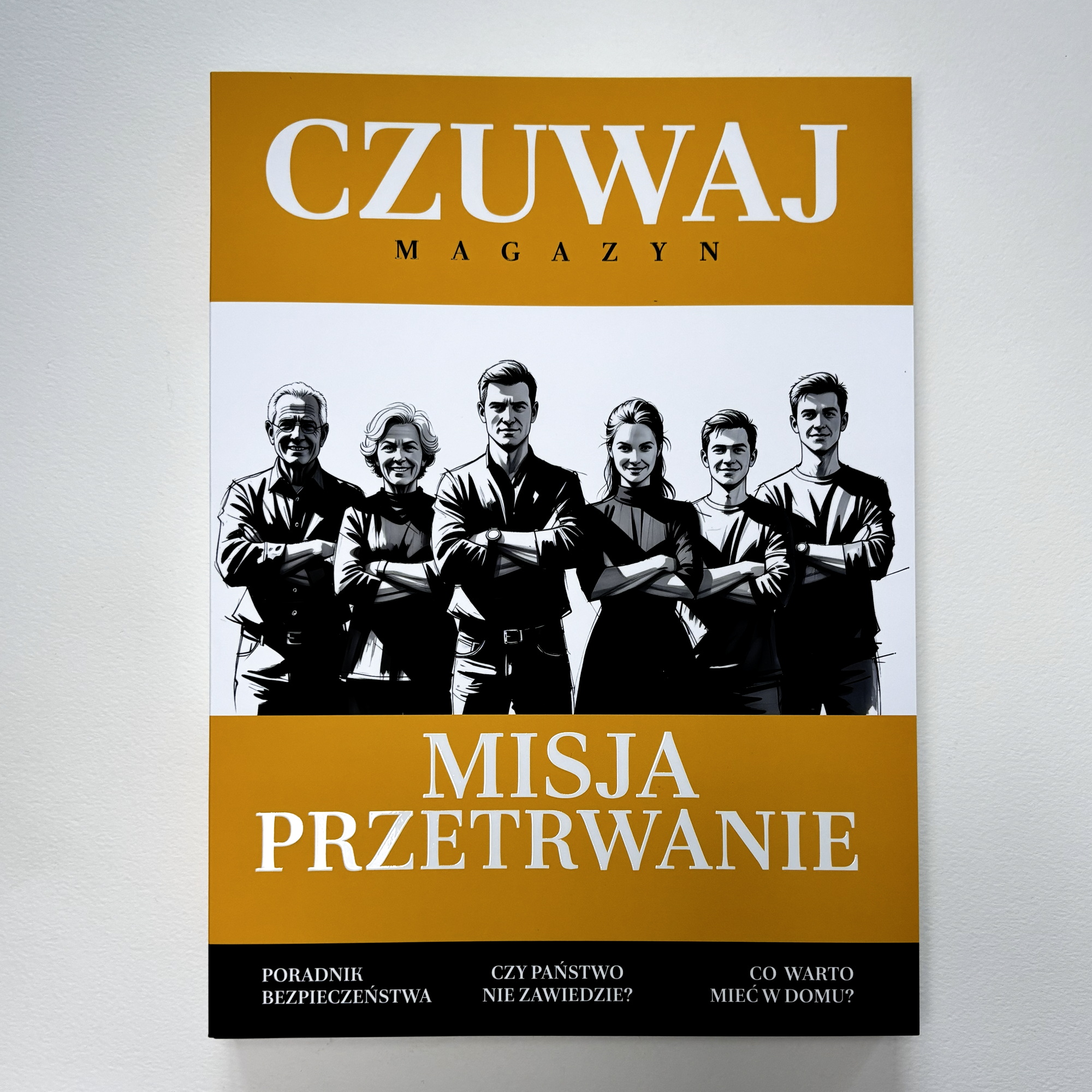 MAGAZYN CZUWAJ/ PIERWSZY NUMER. MISJA PRZETRWANIE.